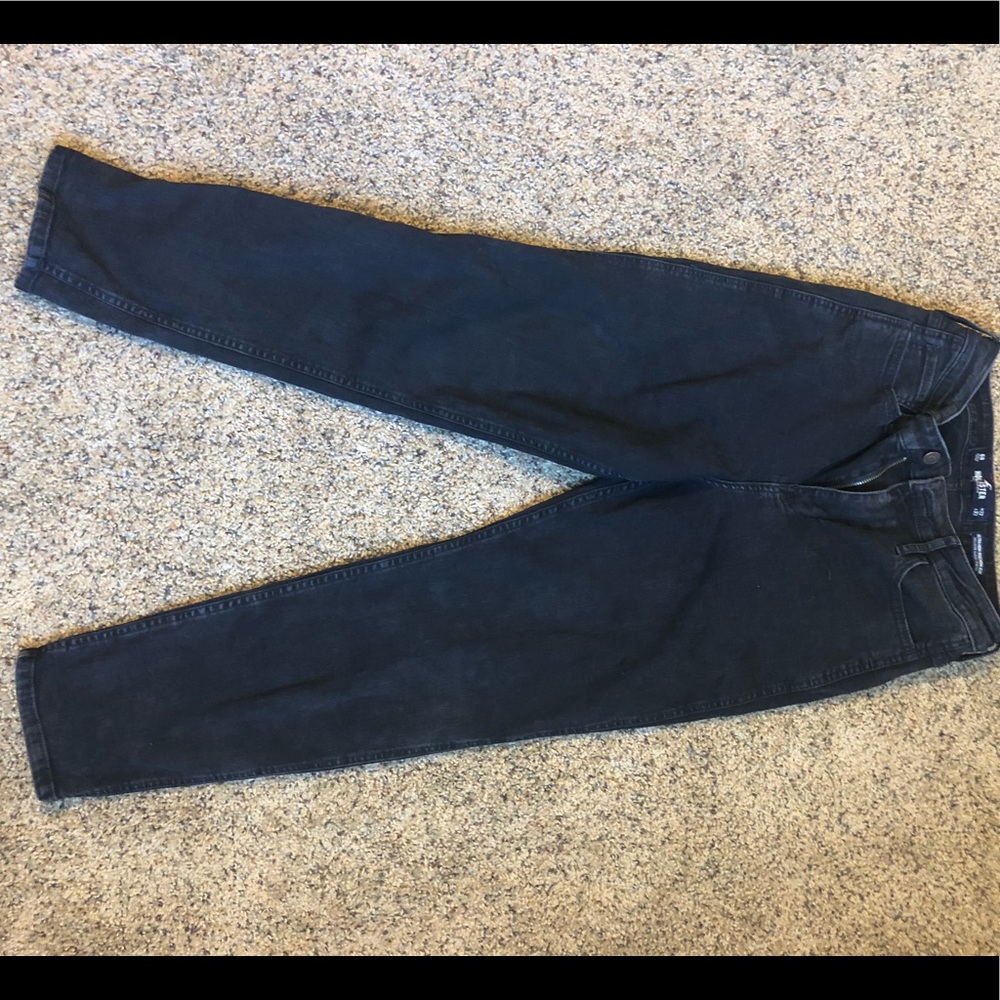 black hollister mom jeans